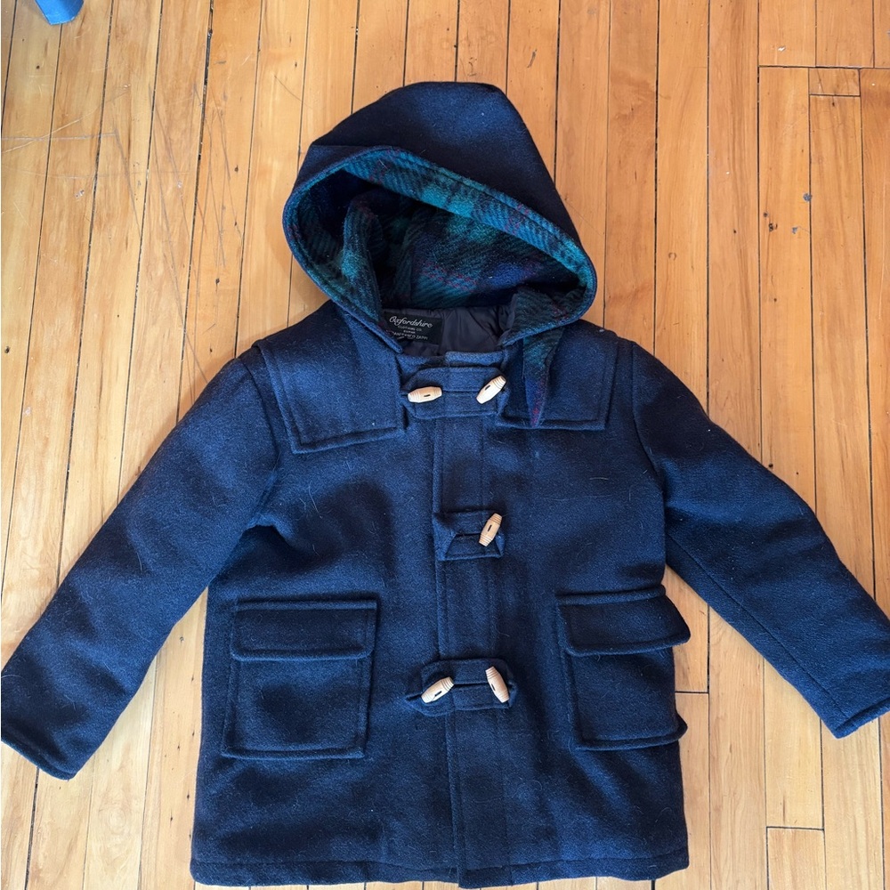 Vintage Kids Navy wool coat